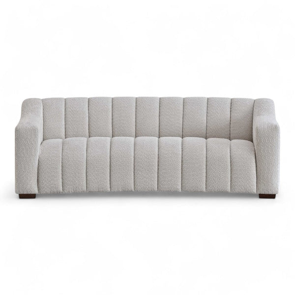 Aluxo Astoria 3 Seater Sofa in Oatmeal Boucle Fabric