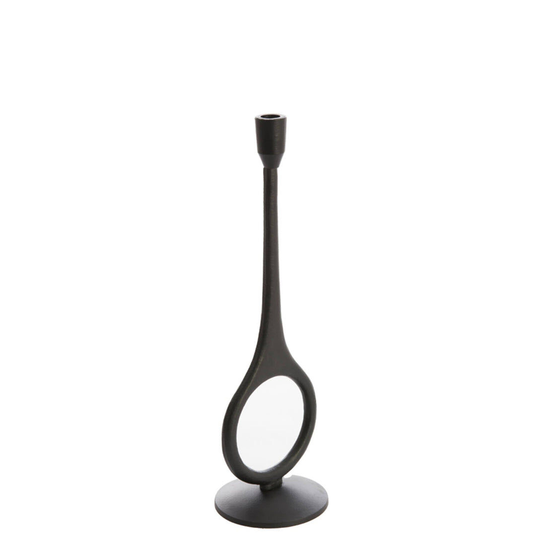 Candle Stick Antiga matt black Large