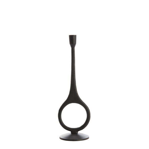Candle Stick Antiga matt black Medium