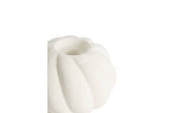 Cavalla Ceramic White High Candle Holder