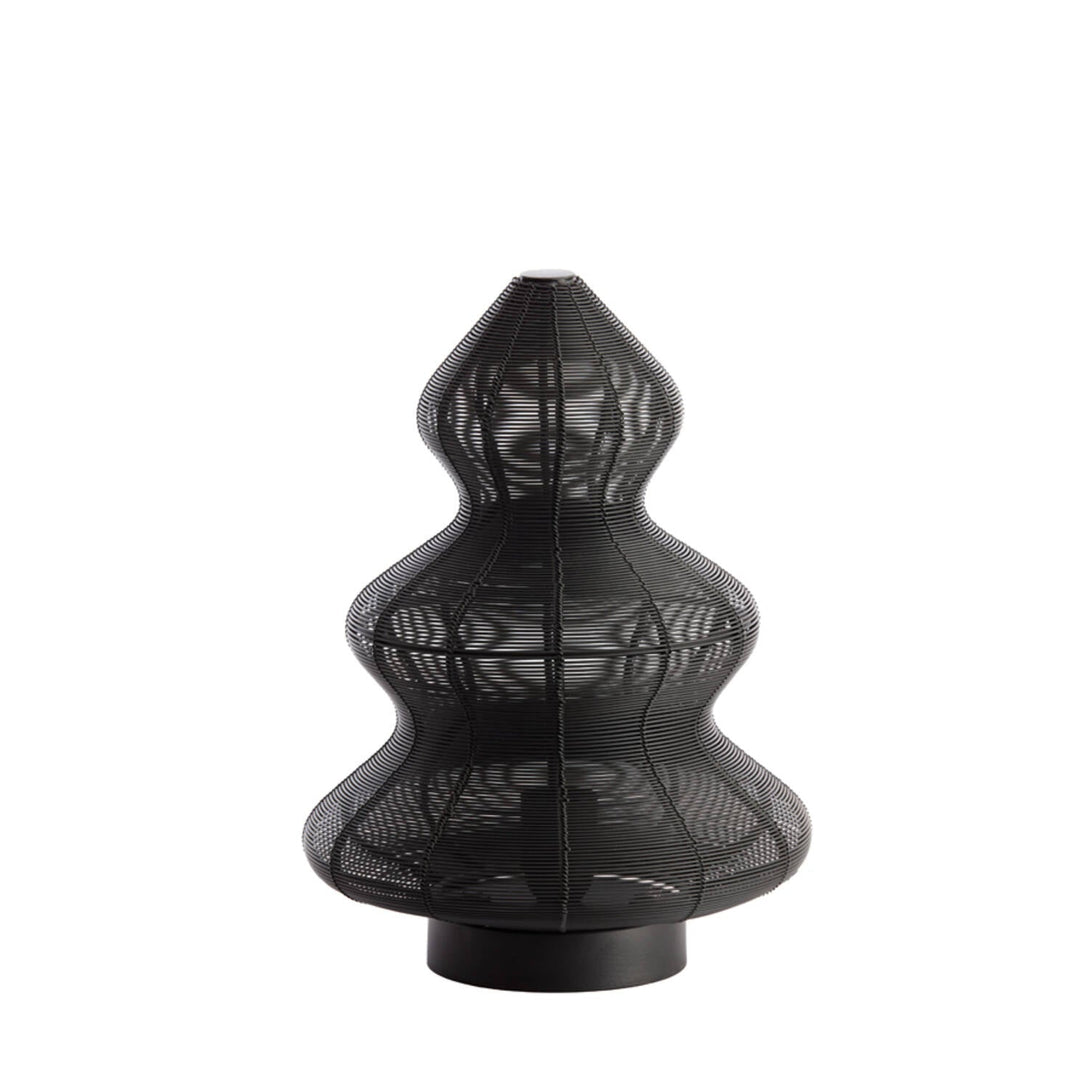 CHRISTMAS TREE Table Light Matt Black Small