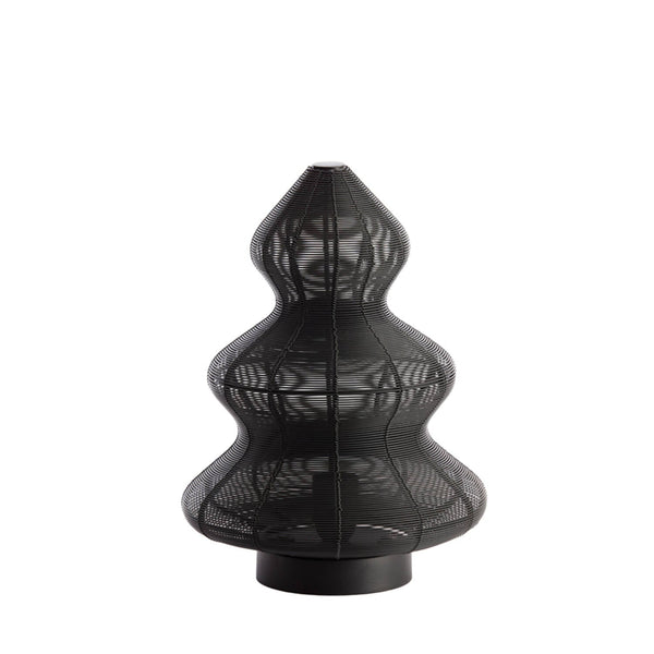 CHRISTMAS TREE Table Light Matt Black Small