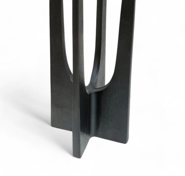 Dante Grey Finish Candle Holder - Small & Large