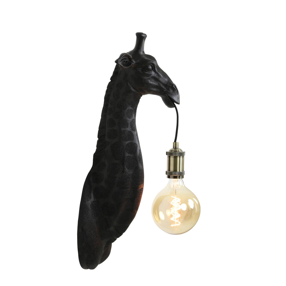 GIRAFFE Matt Black Wall Light