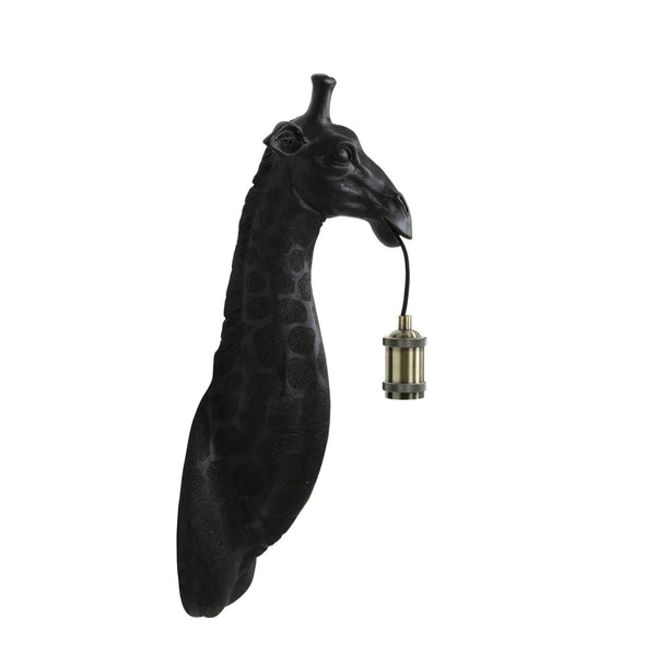 GIRAFFE Matt Black Wall Light
