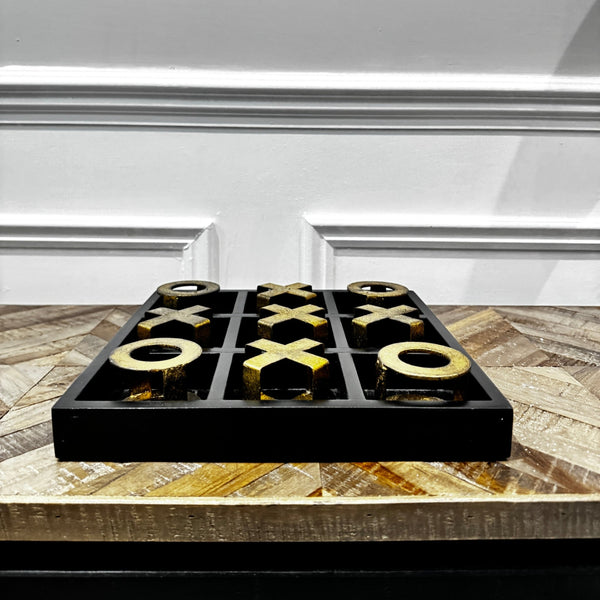 Gold Noughts & Crosses Game
