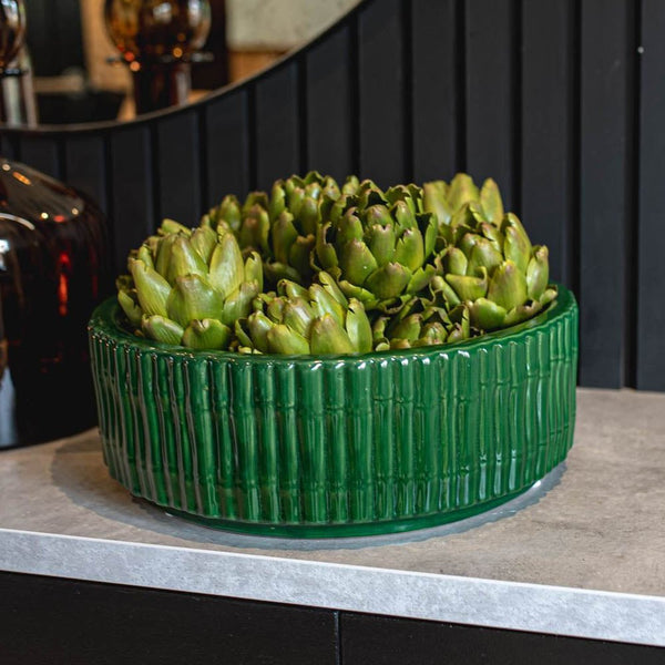 Green Bamboo Effect Bowl