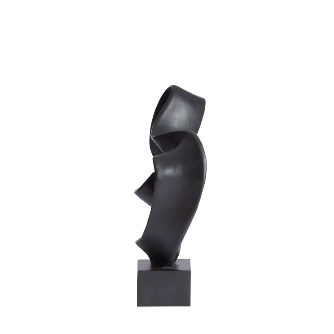 Kajan Matt Black Sculpture