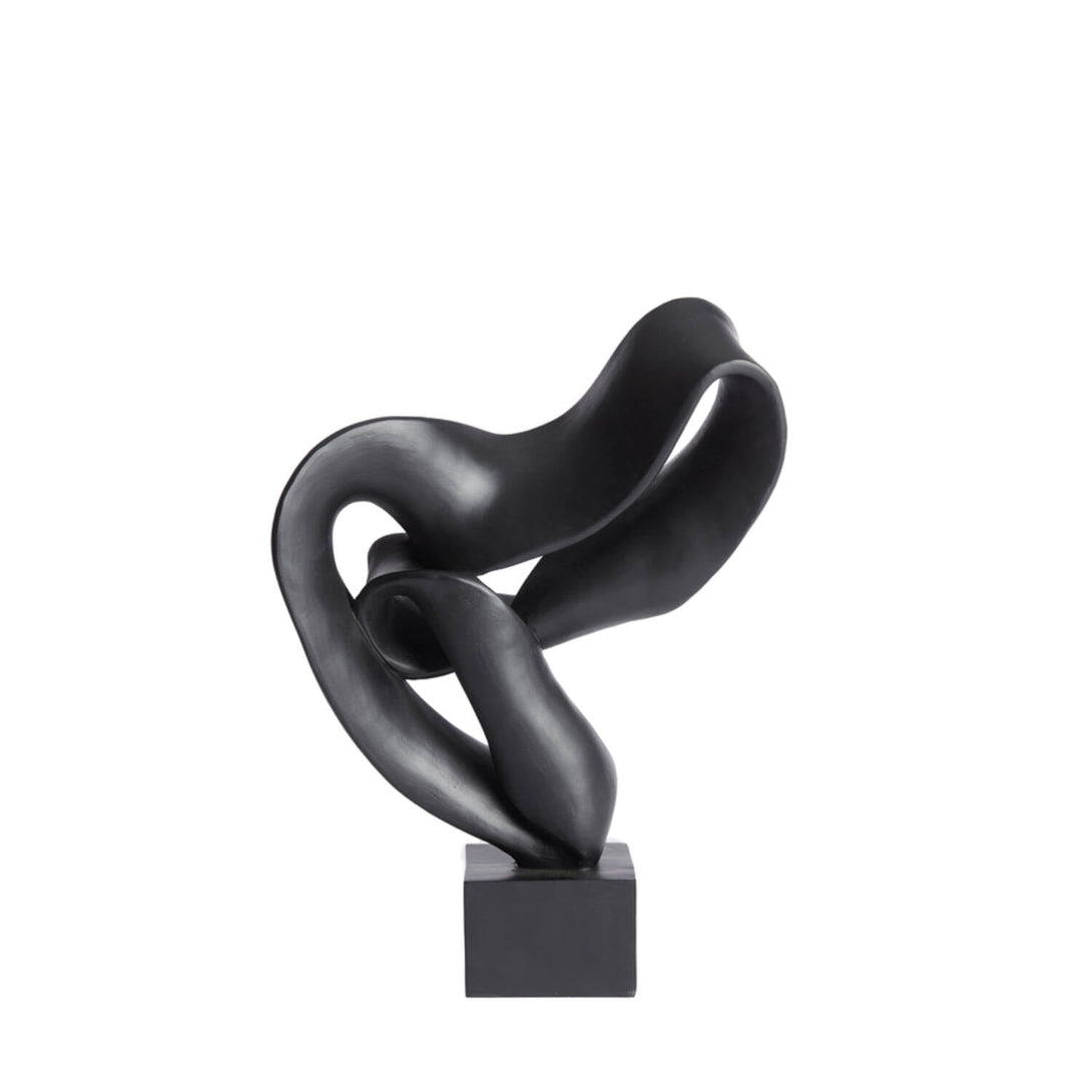 Kajan Matt Black Sculpture