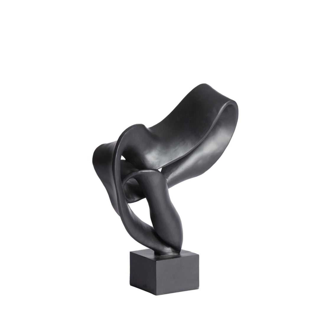 Kajan Matt Black Sculpture