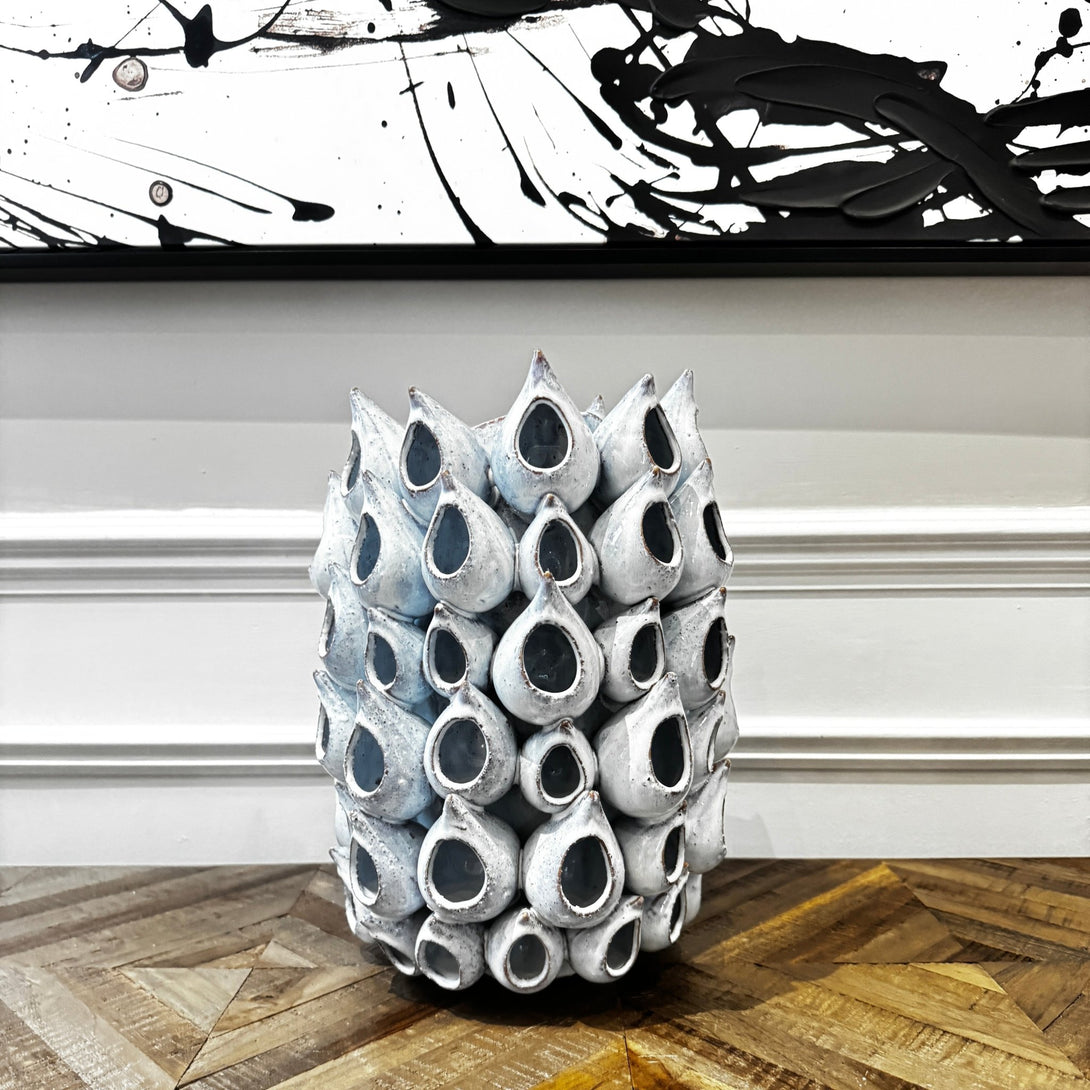 Light Blue Ceramic Vase