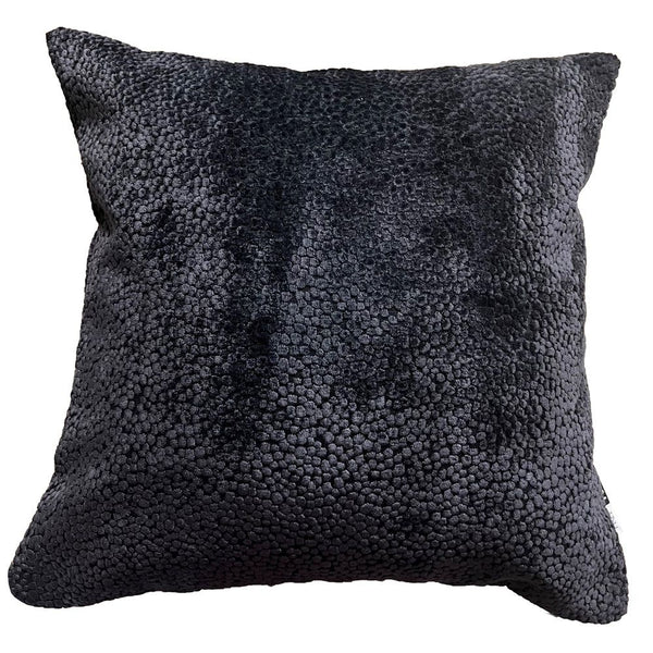 Malini Bingham Velvet Cushion in Black