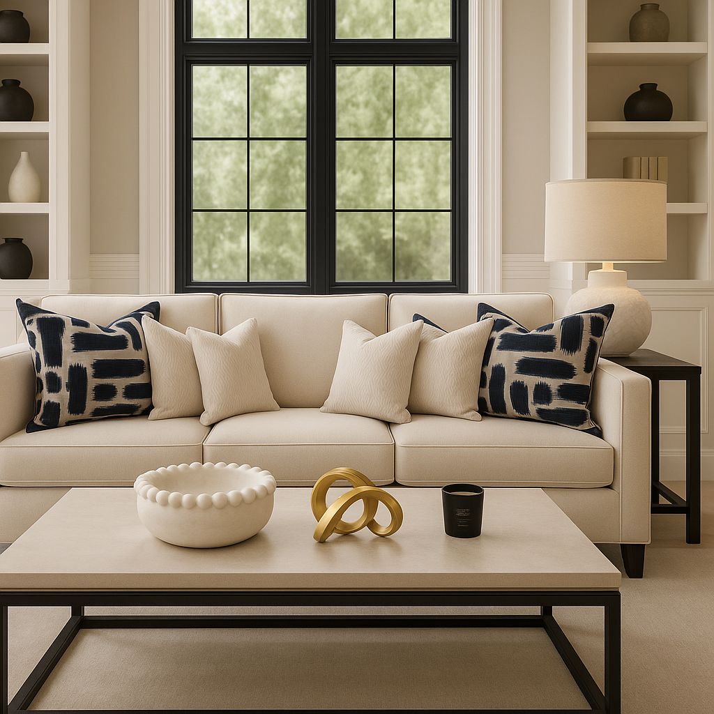 Malini Blue Kentish Cushion