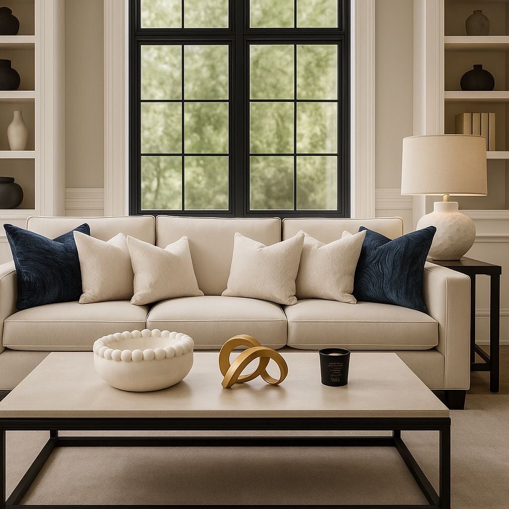 Malini Blue Marlene Cushion