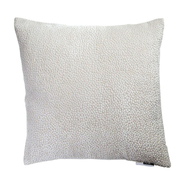 Malini Burnt Velvet Cushion in Taupe