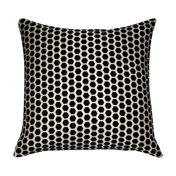 Malini Jorvik Velvet Cushion in Black