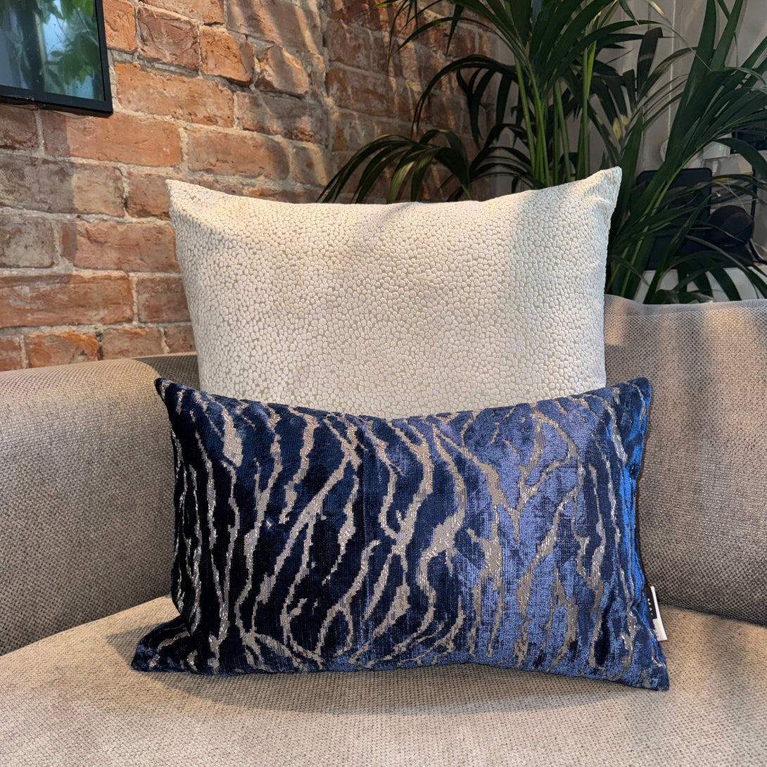 Malini Ritz Blue Cushion