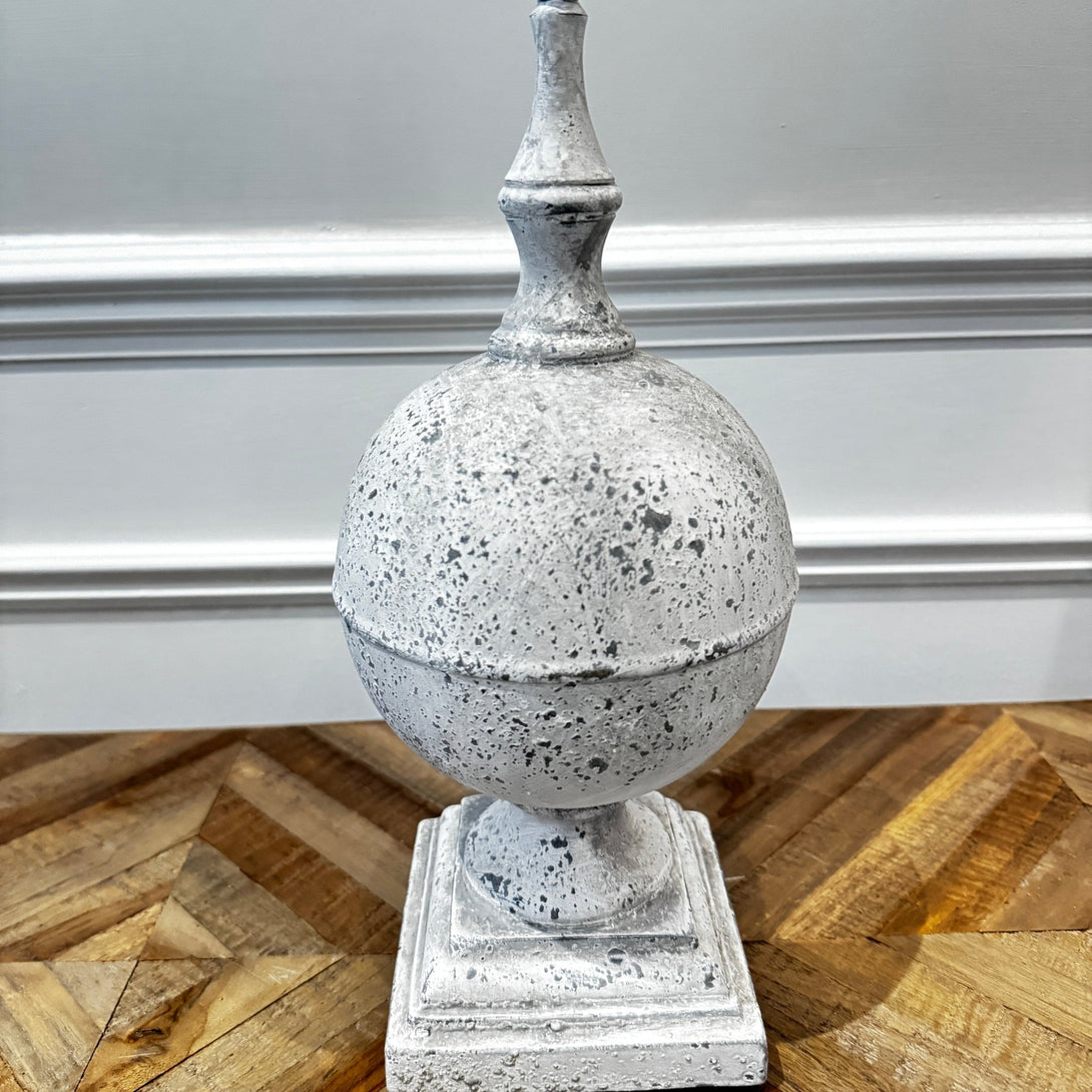 Medium Spherical Weathered Ceramic Ornament