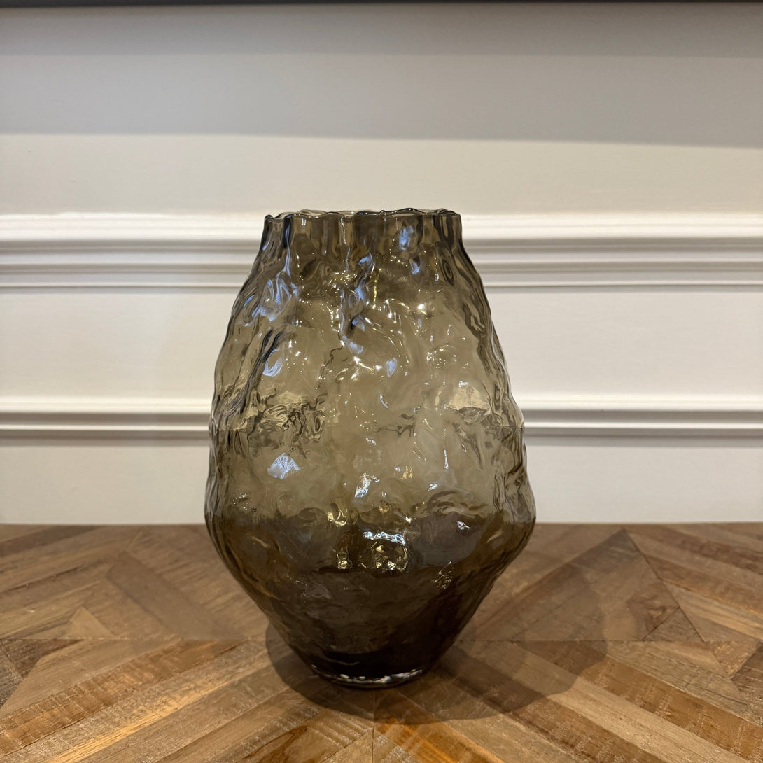 Narin Brown Irregular Shaped Glass Medium