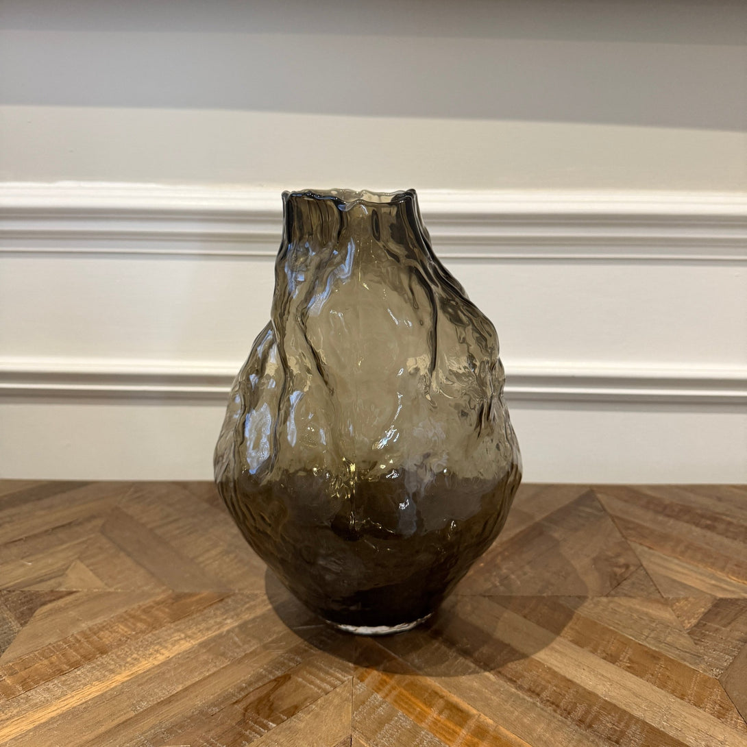 Narin Brown Irregular Shaped Glass Medium