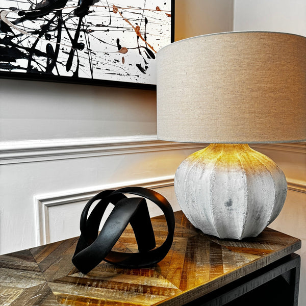 Prato Black Finish Aluminium Knot Sculpture