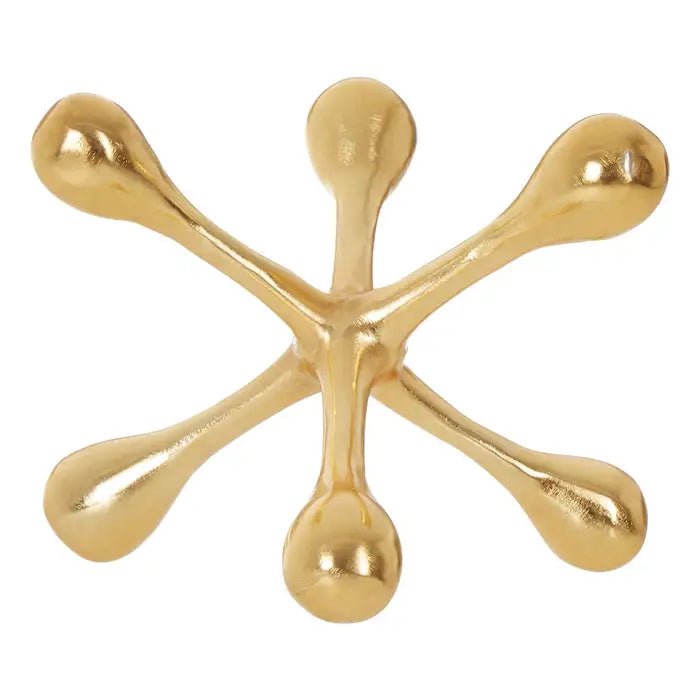 Prato Gold Finish Jack Sculpture