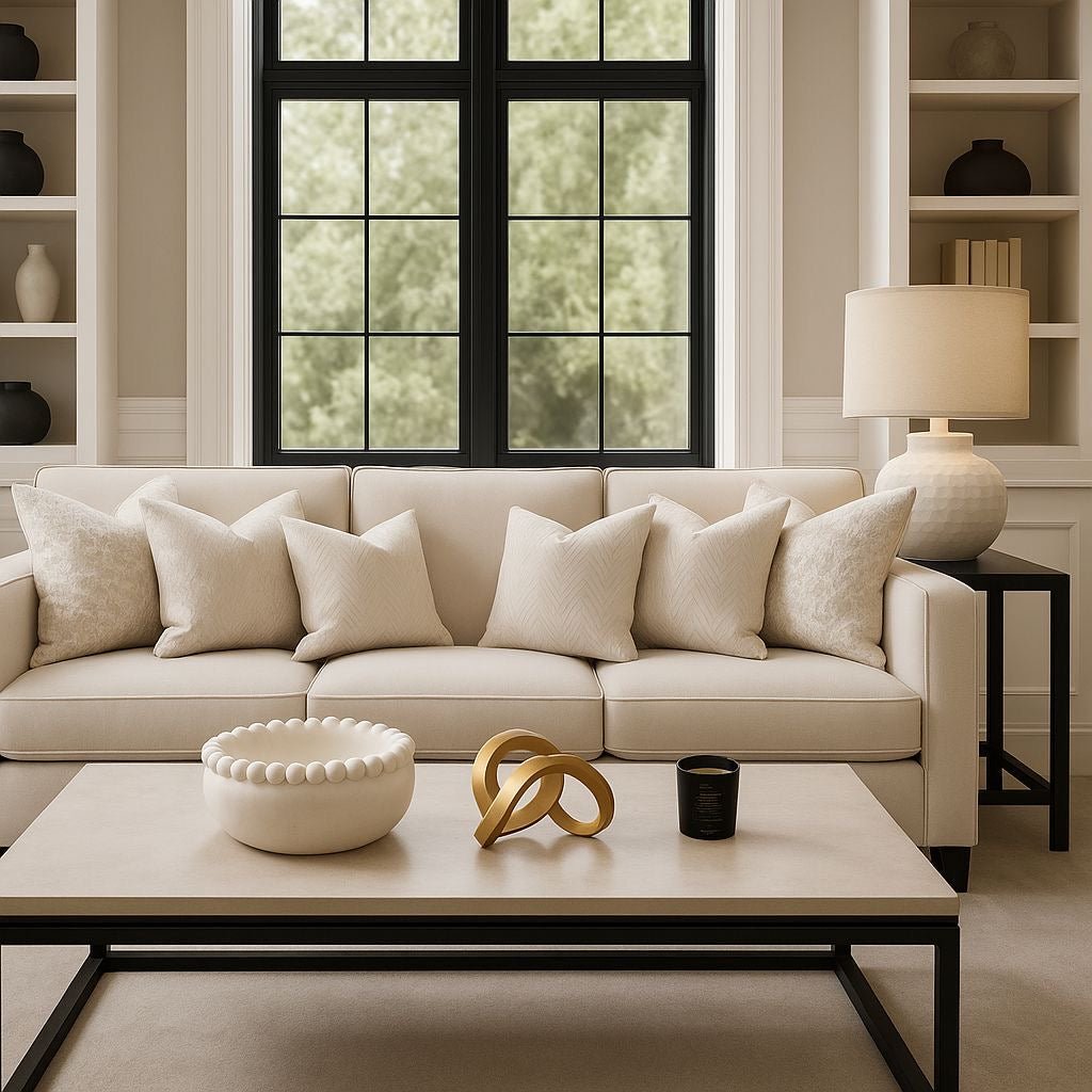 Prestigious Textiles Hamlet Cushion Alabaster