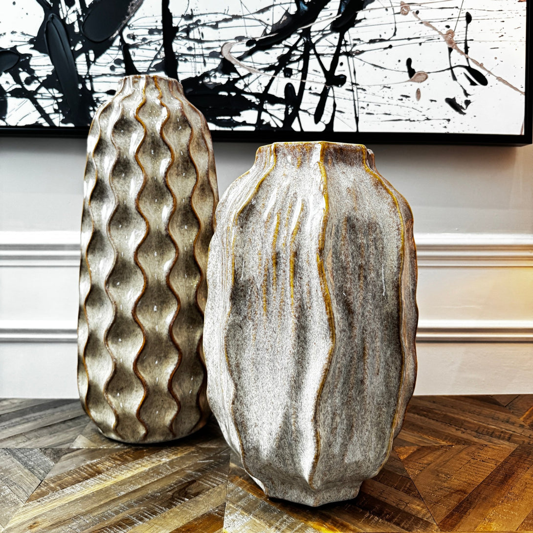 Sabbia Collection Tall Seed Pod Vase