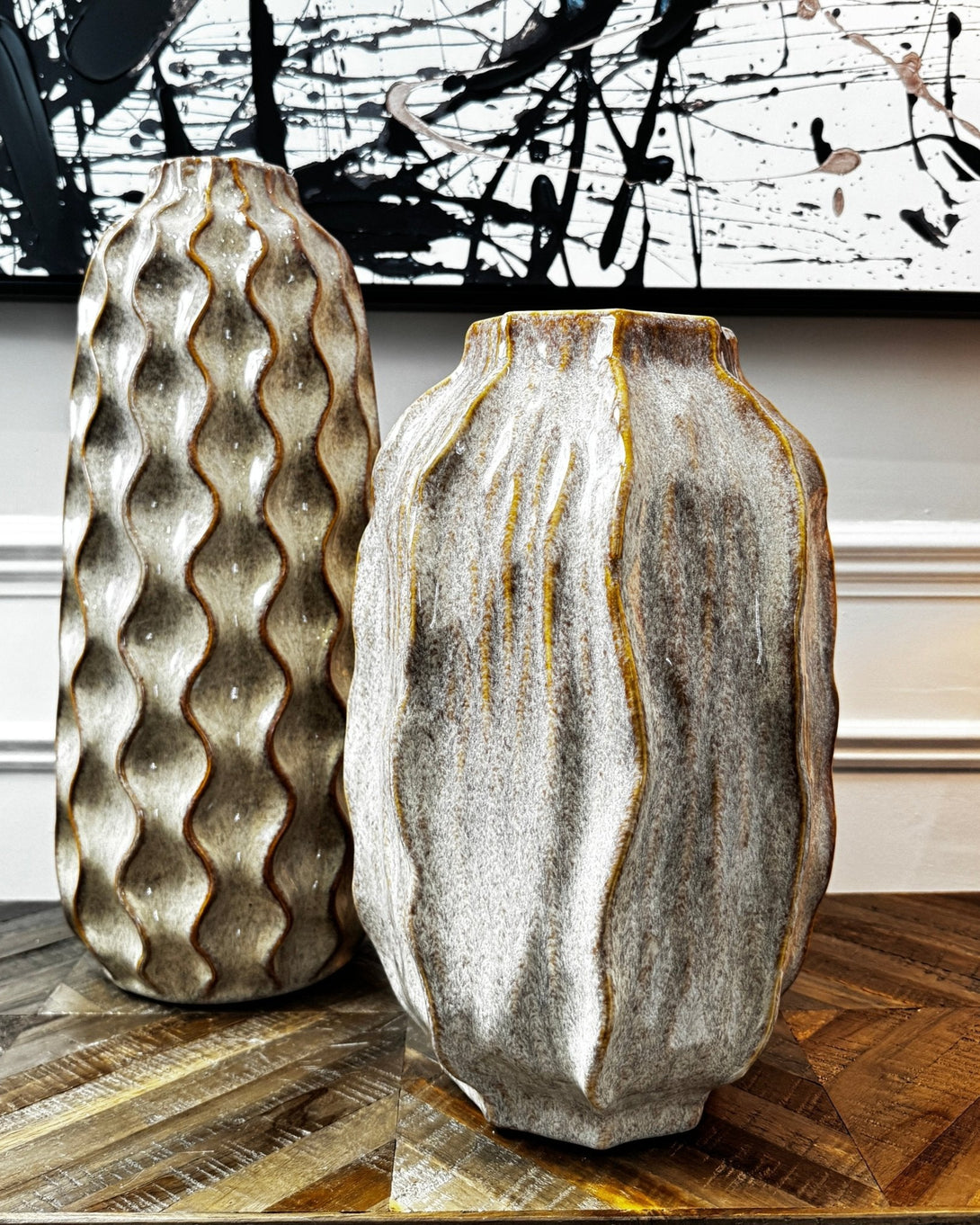 Sabbia Collection Tall Wave Vase
