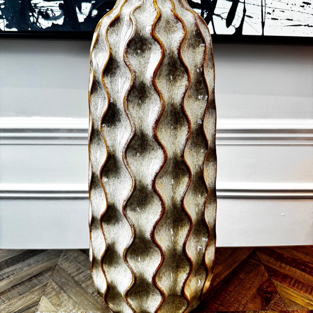 Sabbia Collection Tall Wave Vase