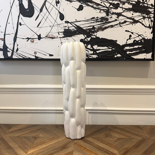 Seanis Round Large White Vase