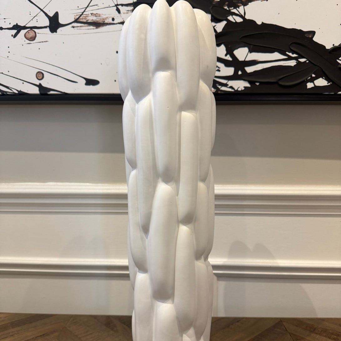 Seanis Round Large White Vase