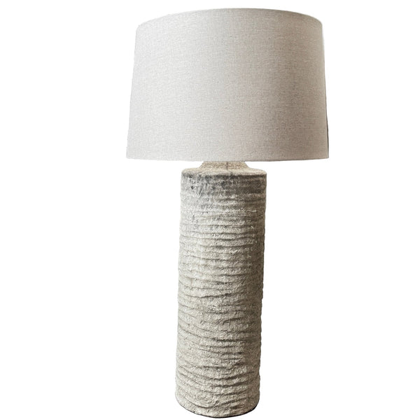 Tall Tuscan Grey Lamp