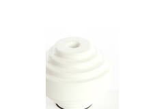 Wanhati Large Shiny White Candle Stick Holder