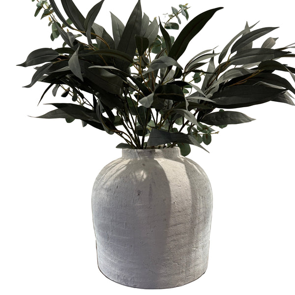 White Terracotta Vase